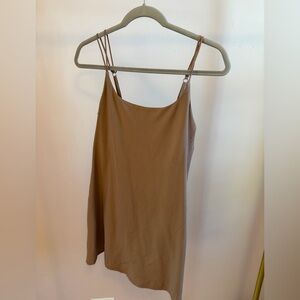Abercrombie & Fitch Brown Spaghetti Strap Athletic Dress